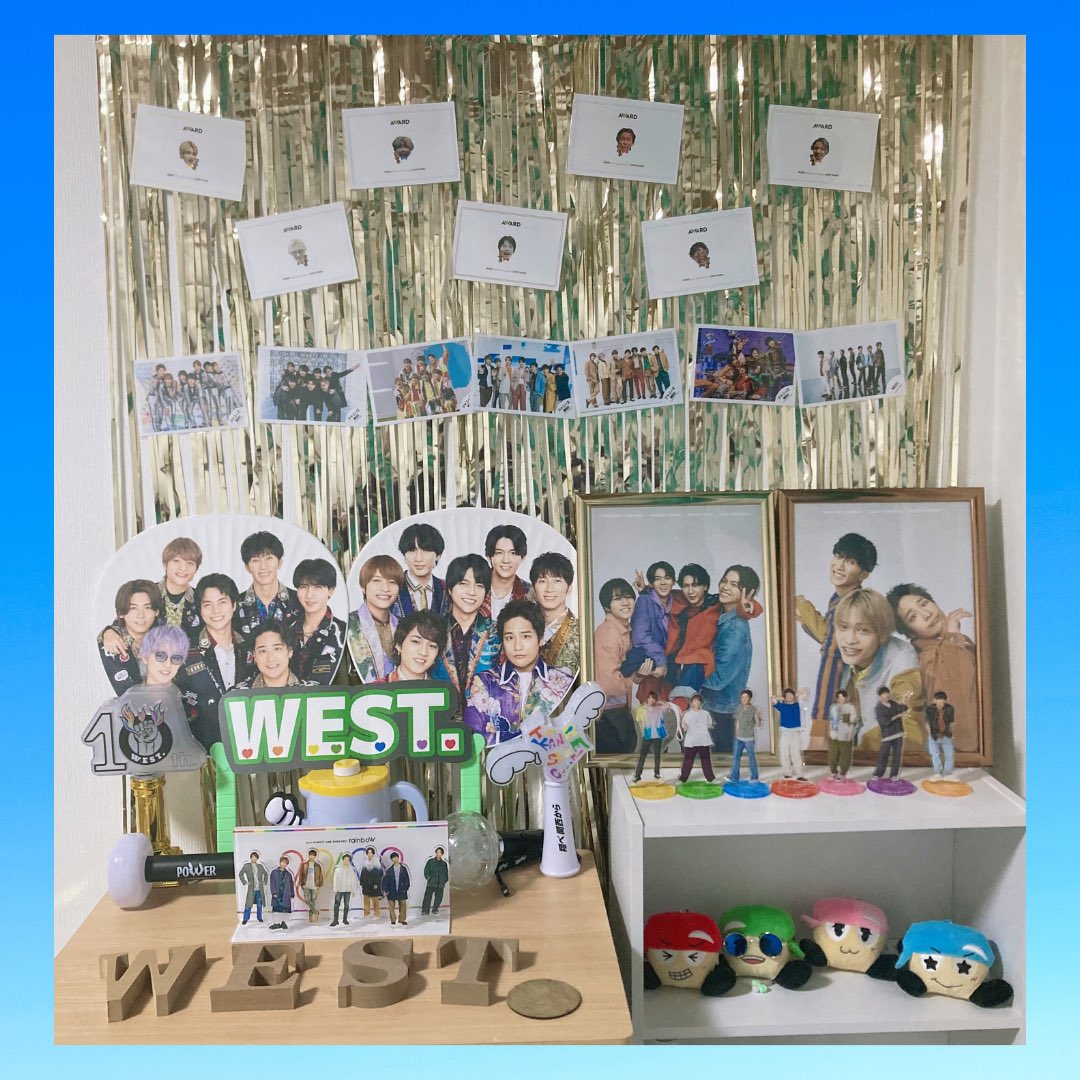 ／
#WESTꓸ_10thAnniversary 🌈
＼

WESTꓸデビュー10周年おめでとうございます！ずっと７人でファンと共に歩み続けてくれてありがとうございます！WESTꓸさんは自慢の推しです！WESTꓸさんの見る景色を私も見たい！ワクワクさせてね！
そしてこれからも応援させて下さい！
#WESTꓸ  愛してるぜーー！