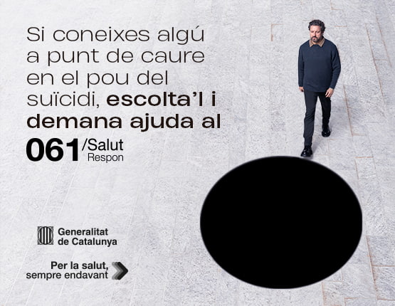 Si coneixes algú a punt de caure en el pou del suïcidi, escolta'l i demana ajuda al 061/Salut Respon Si necessites saber més ionformació, entra al 📎 canalsalut.gencat.cat/ca/actualitat/…