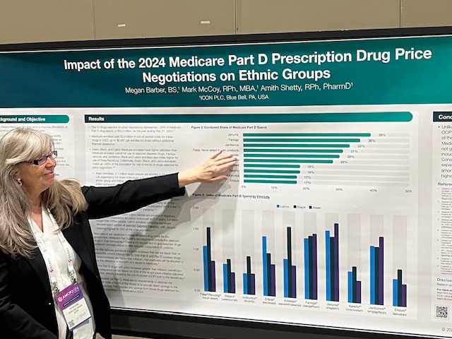 Earlene Biggs, ICON Market Access, presented a Medicare Part D Price Negotiations poster at #AMCP2024. Connect with us to learn more. ow.ly/hZyy50RjAUR