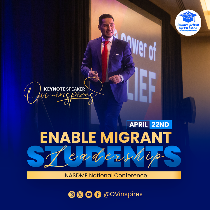 Looking forward to speaking at the NASDME Conference.

 Together, we can empower migrant students to reach their full potential. Are you ready to make an impact?' 🚀✨

See you on April 22nd 🤝 

#OVinspires
#KeynoteSpeaker

#ImpactDrivenSpeakers
#Inspirational
#GearUpWorks