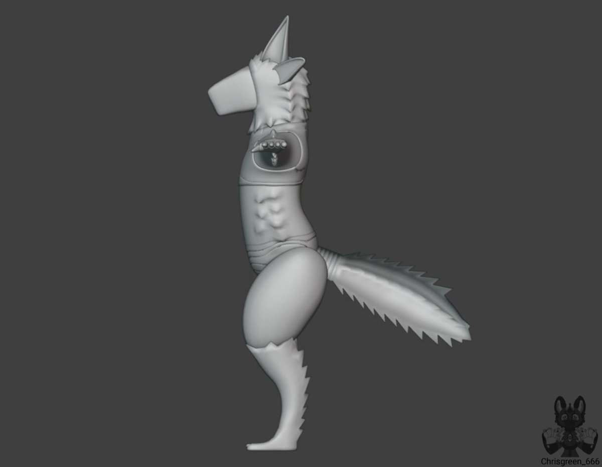 ChrisGreen_666's tweet photo. Make the New Base ready again UwU!!! xD due to lost all my files I have to make the Model from Starting again kinda bit exhausting but yeah <3 @James_Oblong Commissioned Model #3dart #3dmodeling #3DModel #3Dartist #baseModel #scratchModel #scratchModeling #vrchat #vrchatavatar https://t.co/oO6MENPL7D