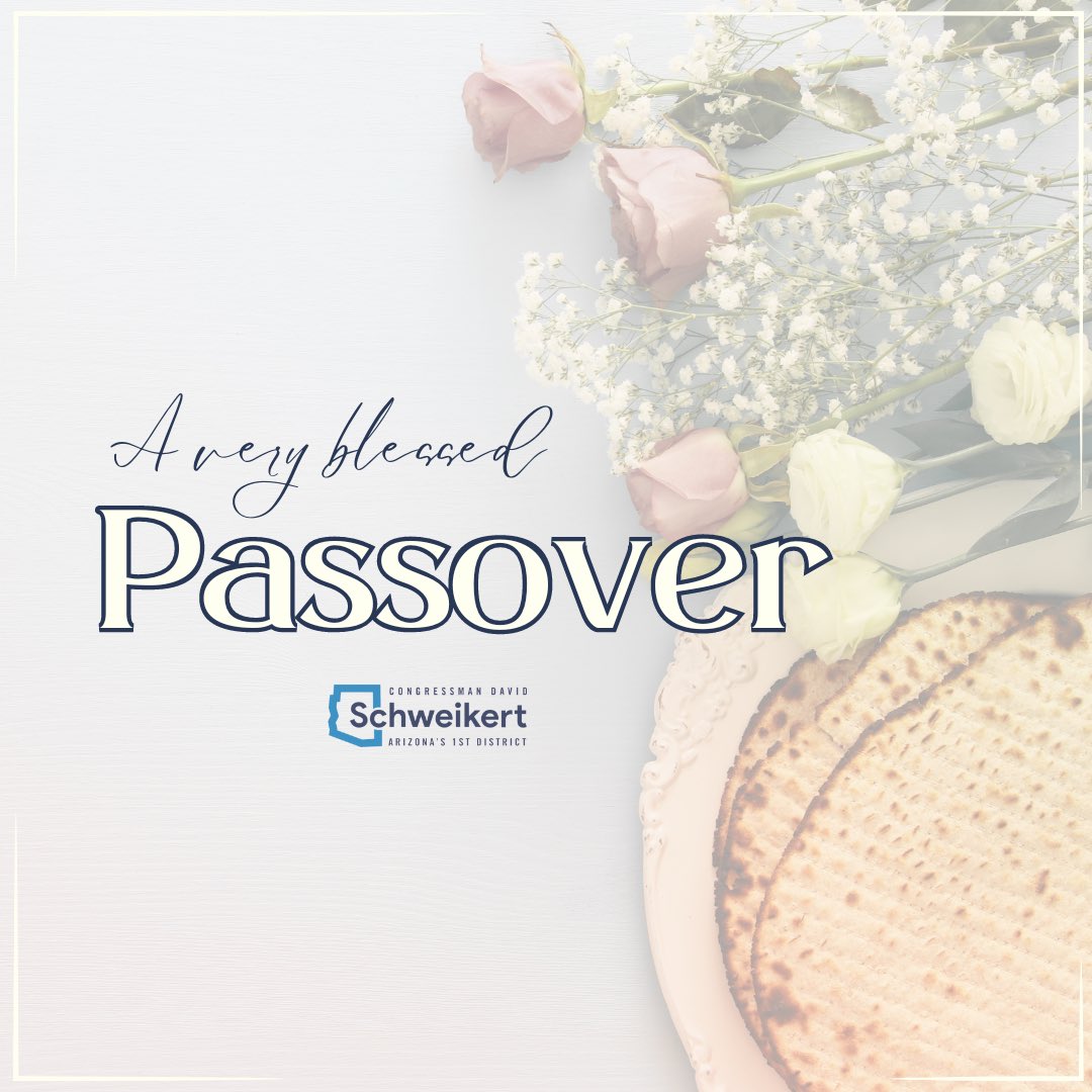 Today, we celebrate the significance of Pesach, or Passover, which commemorates Hebrew liberation from Egypt. Now more than ever, I want to emphasize that our Jewish brothers and sisters always have a seat at the table. Chag Pesach Sameach!