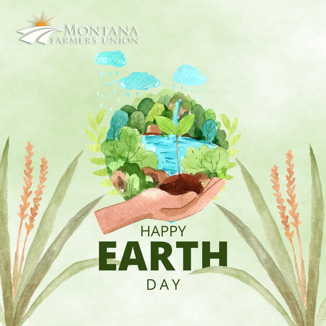 Together, we can grow a sustainable future by taking care of the earth. Happy Earth Day!