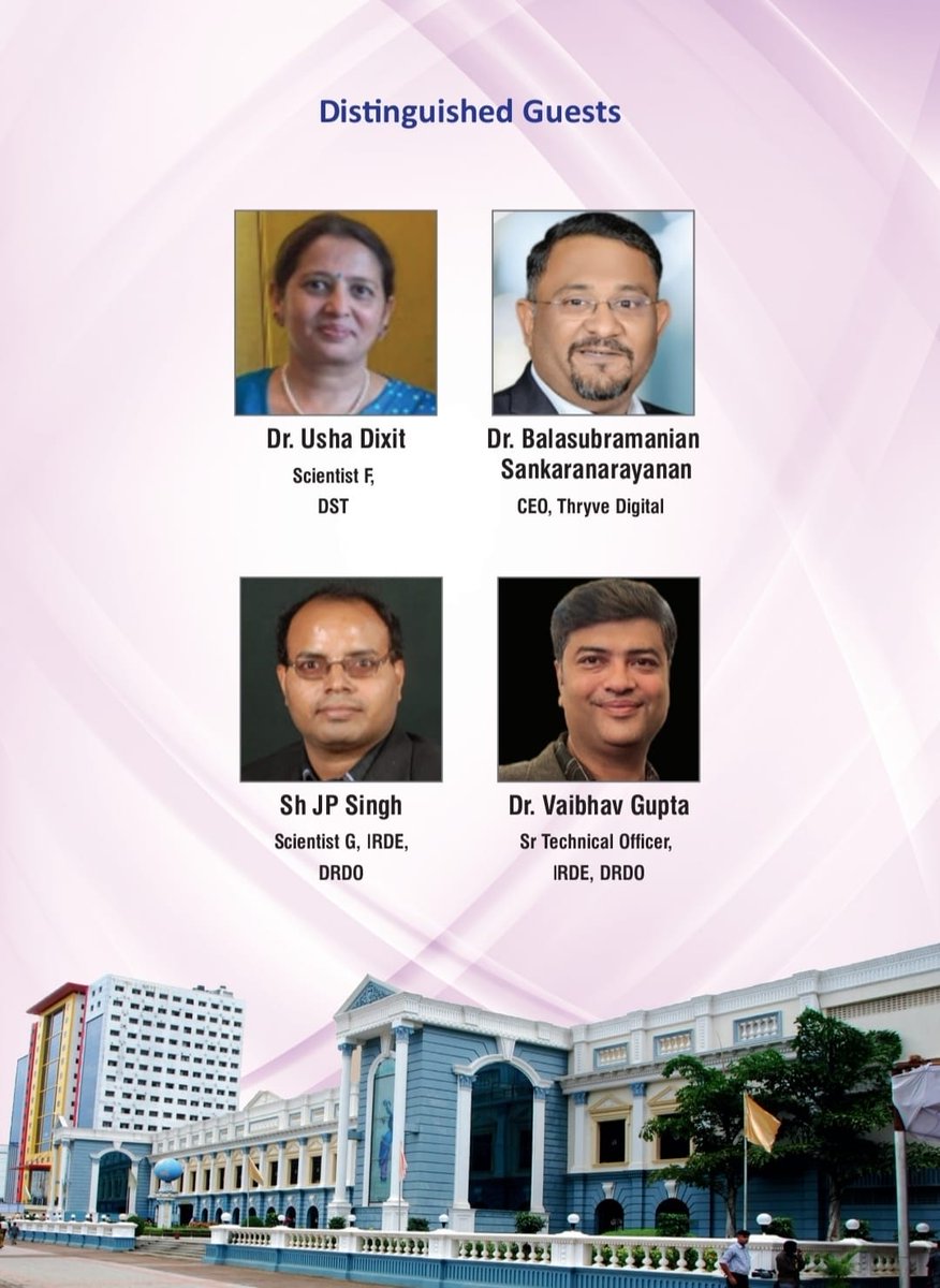 SoC_SRMIST's tweet image. Join us for the upcoming 3rd International Conference on Deep Sciences for Computing and Communications, organized by the Department of CINTEL , SRMIST - KTR Campus.
#IconDeepCom2024 #SRMIST #ComputationalIntelligence #Conference #DeepSciences #Computing #Communications