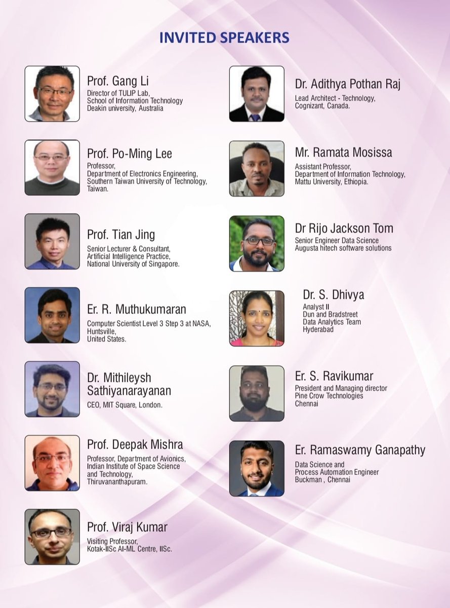SoC_SRMIST's tweet image. Join us for the upcoming 3rd International Conference on Deep Sciences for Computing and Communications, organized by the Department of CINTEL , SRMIST - KTR Campus.
#IconDeepCom2024 #SRMIST #ComputationalIntelligence #Conference #DeepSciences #Computing #Communications
