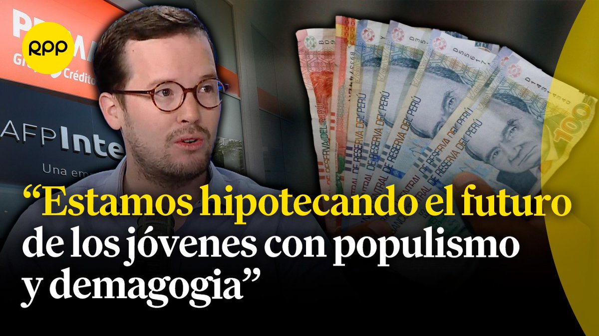 🗣️ Alejandro Cavero, congresista de Avanza País, se mostró en contra del retiro de los fondos de las AFP y calificó de 'populista' la aprobación del dictamen. 👉 youtu.be/zH9RmxUYwMA #AmpliaciónDeNoticias