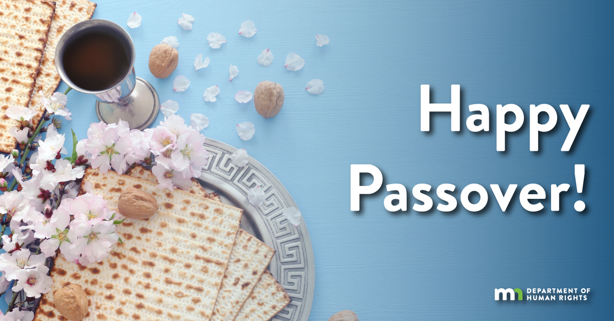 ✡️ Chag Sameach! To Jewish Minnesotans celebrating #Passover, we wish you sweet and meaningful Passover with family and friends.