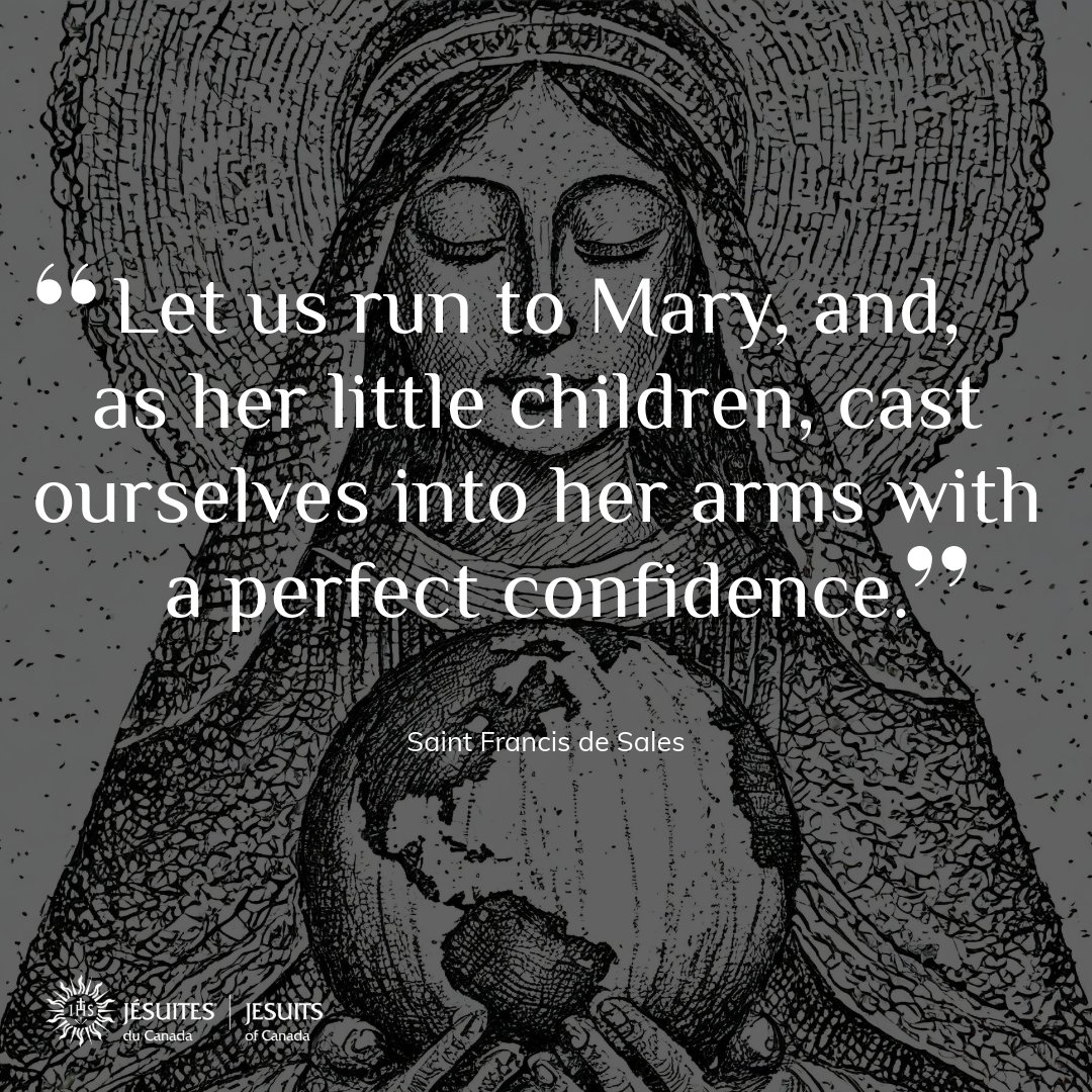 Today we celebrate the Feast of Mary, Mother of the Society of Jesus! Mary's nurturing spirit guides us on our unique paths. She models love and acceptance, walking with us through life’s trials. Let's embrace her lessons of inclusion and justice. 🙏 bit.ly/4b3rNra