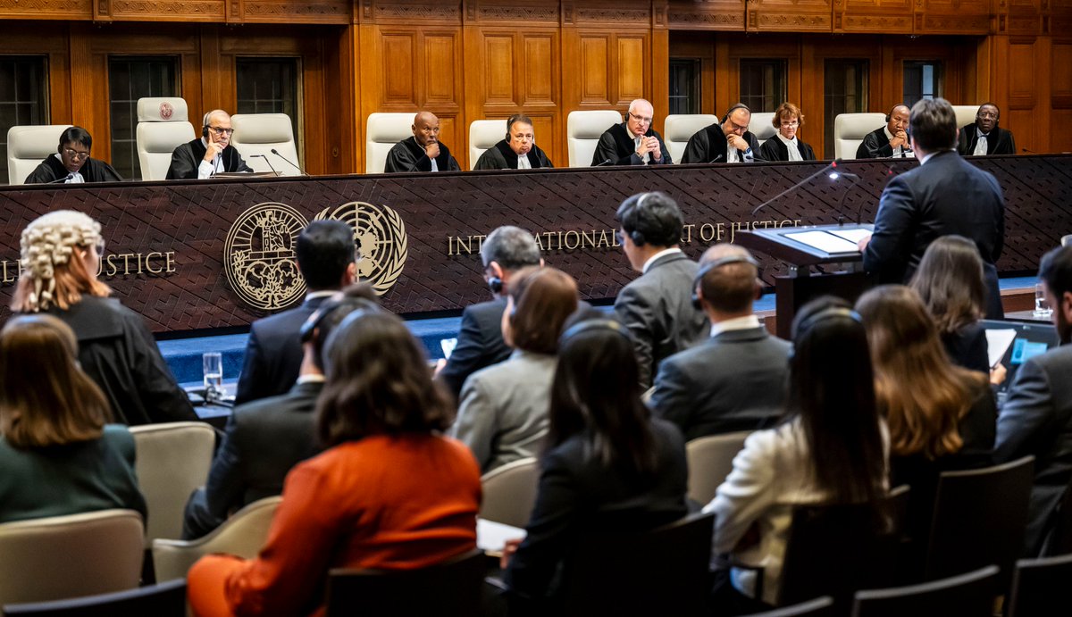 MULTIMEDIA: photos and videos of today's hearings held before the #ICJ in the case #Azerbaijan v. #Armenia are available here tinyurl.com/zcpzaduh