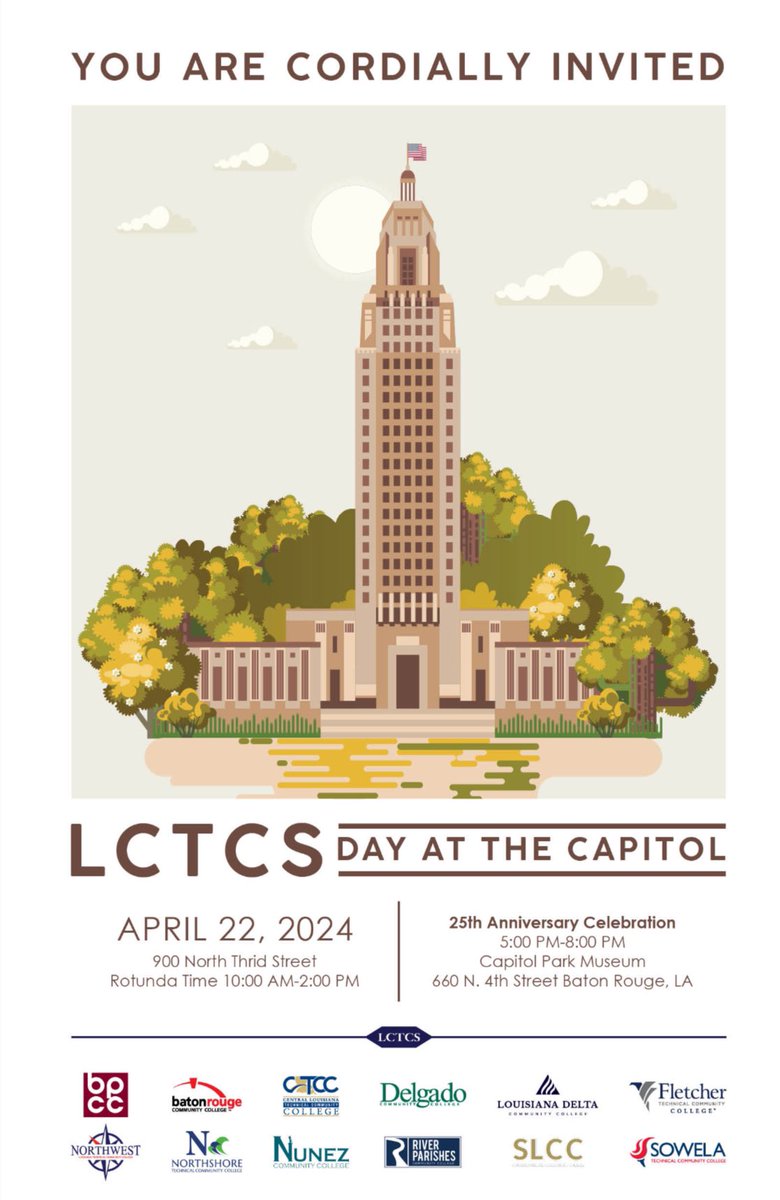 So great to be with our @goCLTCC Students, Faculty, & Staff at @golctcs Day at the State Capitol! We’ll be celebrating Career & Technical Education as well as our Welding and new Line Worker program. Come out and see our Students in action!