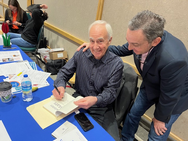 We appreciate Dave Iverson, an esteemed writer, filmmaker and our Robert B. Stockdale Lecture Fund guest speaker, for his generous donation to our institute. Dave donated proceeds from his book signing and author talk during this year's Parkinson Symposium. Thank you, Dave!