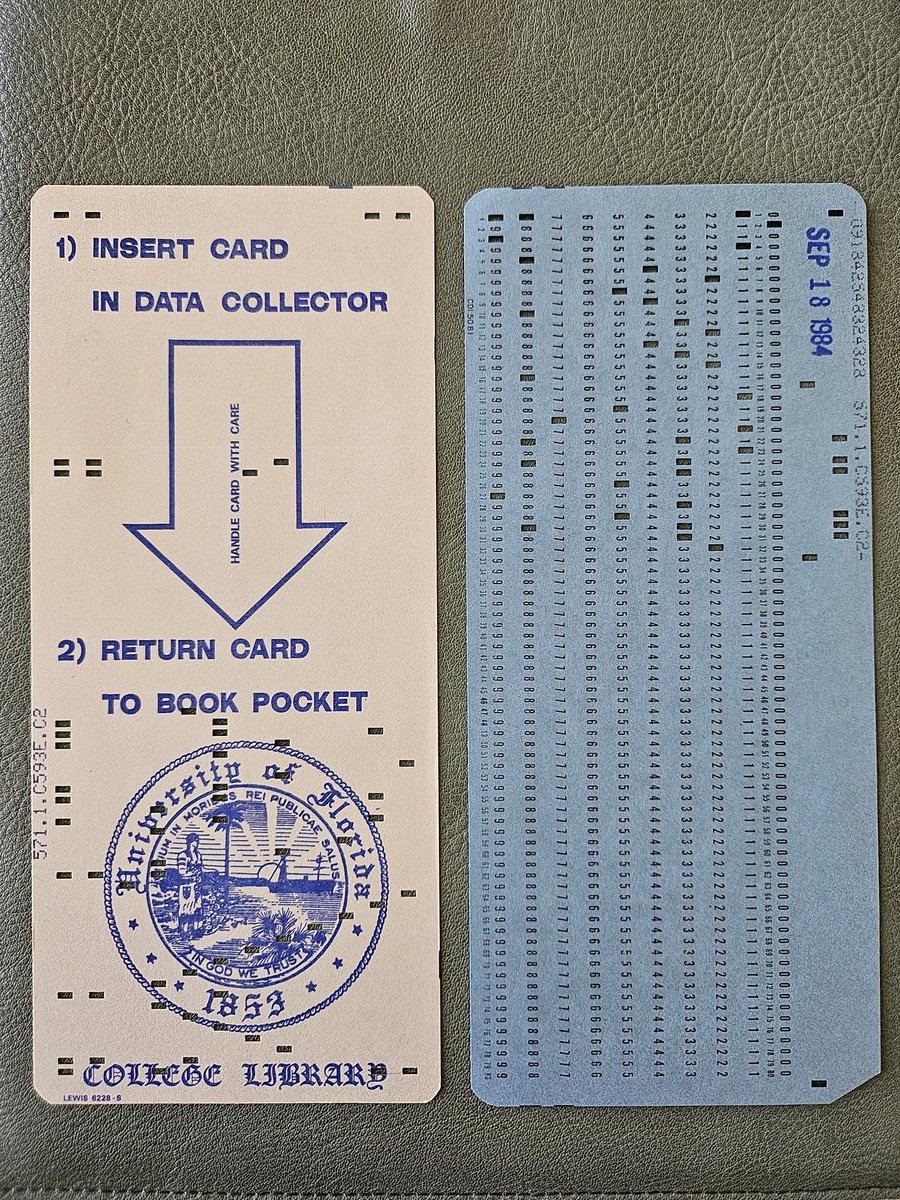 If you find these in the back pocket, there's a good chance your book might be overdue. It's always nice to get them back 😆
#academiclibrary #librariana
