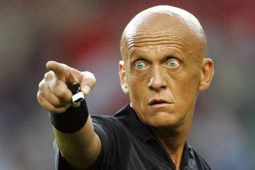 Get this legendary bad ass mother fucker out of retirement and head Ref in the premier league…. He’s doesn’t need VAR he IS VAR!