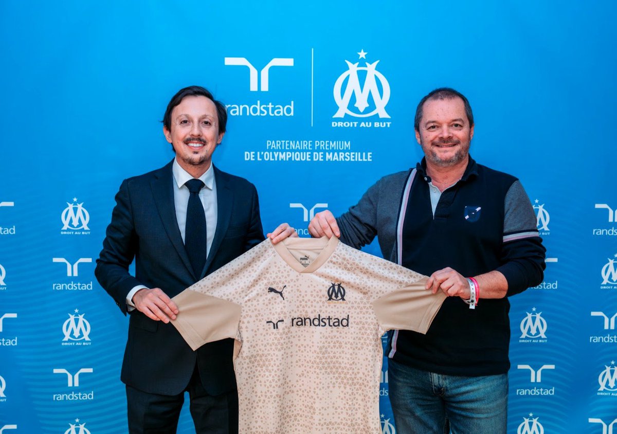 🚨L’aventure continue entre l’OM et @randstad_france jusqu’en 2027 ! #TeamOM