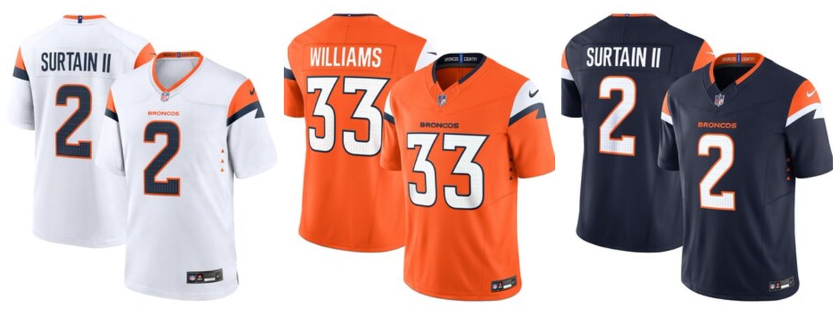 The #Broncos have unveiled their new uniforms: