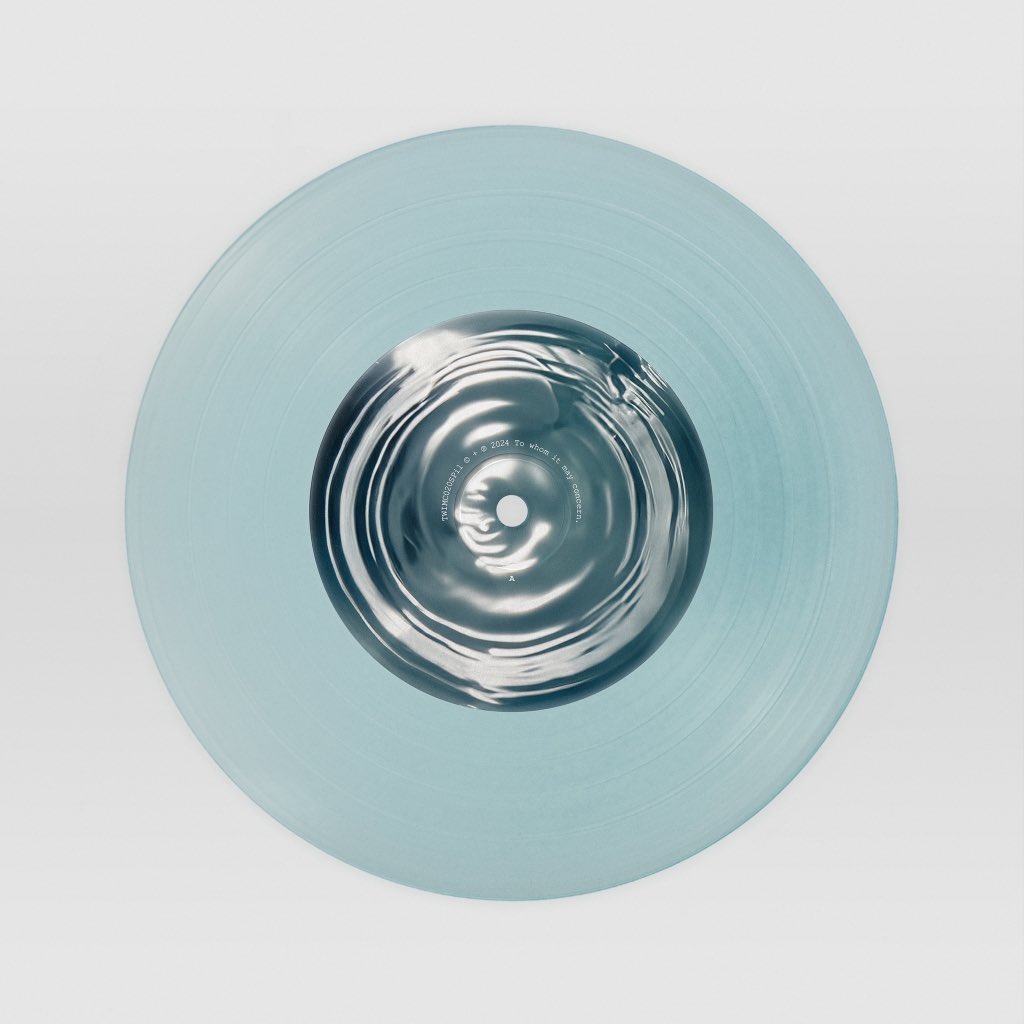 innocence of sound / allting vill rinna ut i sand - limited edition 7” translucent canal blue vinyl single. preorder now at ships june 1. twimc.se/format/1532244… *this single will be sent out to all generators who pledged for level 2 along with their other rewards.