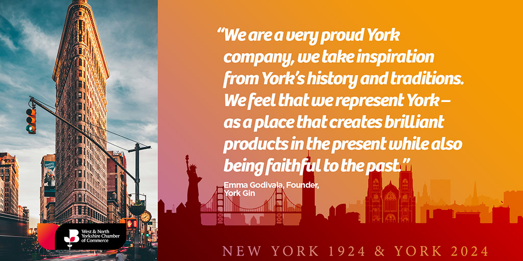 Representing the rich #history & traditions of #York next week, @yorkgin will journey overseas with the @WNYChamber to develop new #business connections in #NewYork and the US. 🇺🇸📷

#OldYorkMeetsNewYork #BusinessTrip #TradeDevelopment