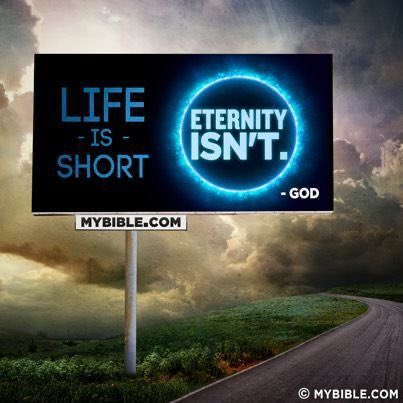 Sobering thought, especially post-covid. Sobering indeed. Are you ready to meet your Creator? #lifeisshort #JudgmentDay #eternityisforever