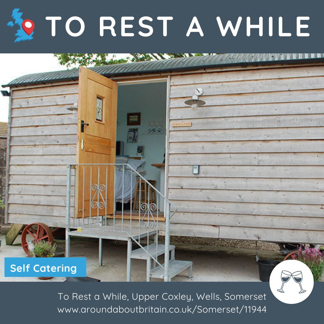 ⭐ Self Catering Somerset ⭐ Looking for a peaceful getaway? Look no further than To Rest a While, a charming shepherd's hut set within the heart of Upper Coxley, Somerset! 🏡 Self Catering aroundaboutbritain.co.uk/Somerset/11944 #UpperCoxley #Wells #Somerset #England #Holiday #Travel