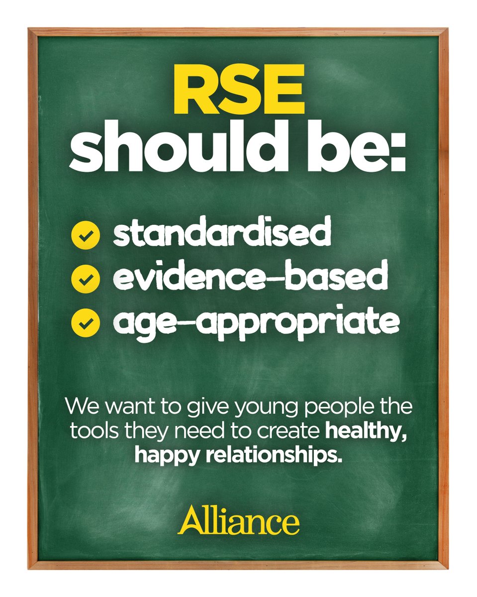 Relationships and Sexual Education is one of the most powerful safeguarding tools against abuse and coercion.

That’s why we need a standardised approach so all children have access to the same information they need to have happy healthy relationships.
