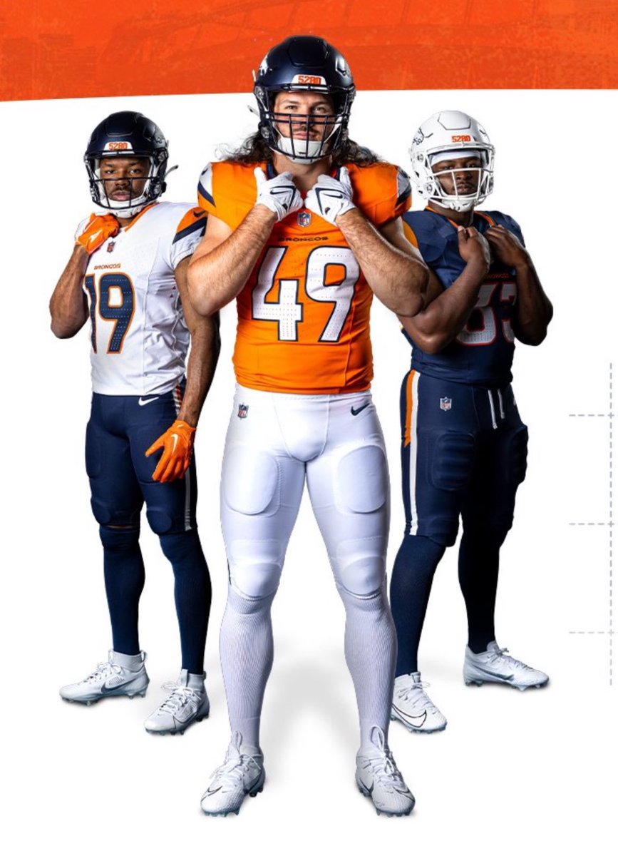 A closer look at the Broncos new uniforms:
