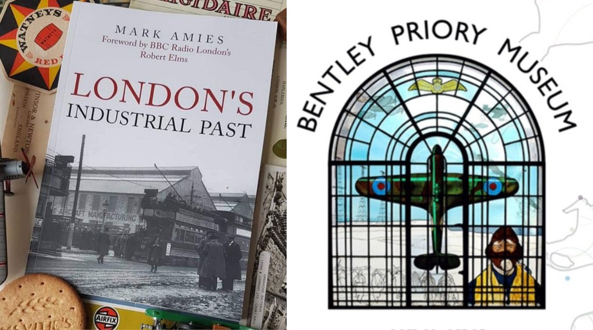 On May 24th I will be doing a talk at @bentley_priory, based on my first book, 'London's Industrial Past'. More info here bentleypriorymuseum.org.uk/whats-on/frida…