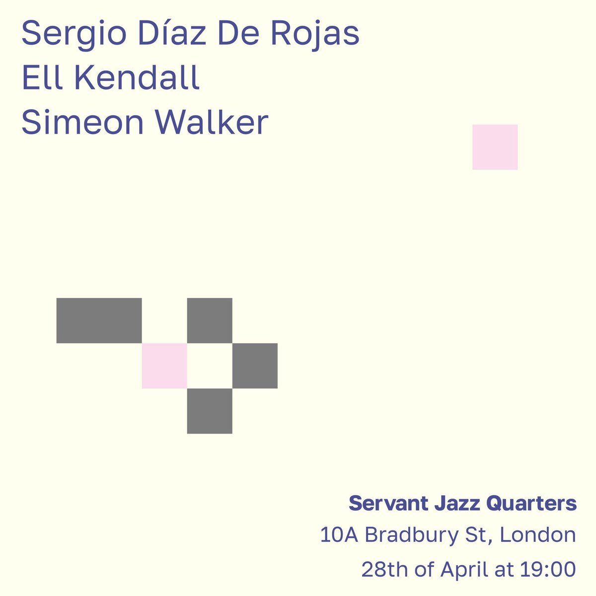 Looking forward to this intimate ensemble show with <a href="/SimeonWalker/">Simeon Walker 🎹</a> &amp; Sergio on Sunday. Still some tickets left ~ come pull up a pew !

seetickets.com/event/sergio-d…
