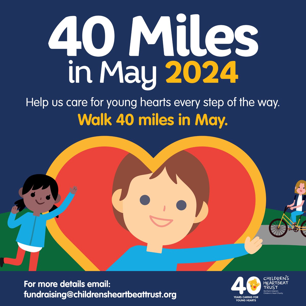 One of our amazing supporters, Nadine McInness will be taking part in this year's 40 Miles in May challenge👟 She shares her inspiring CHD story and looks back at some of her incredible life achievements and work with us. Read here: childrensheartbeattrust.org/2024/04/22/nad… CHT Team ❤️