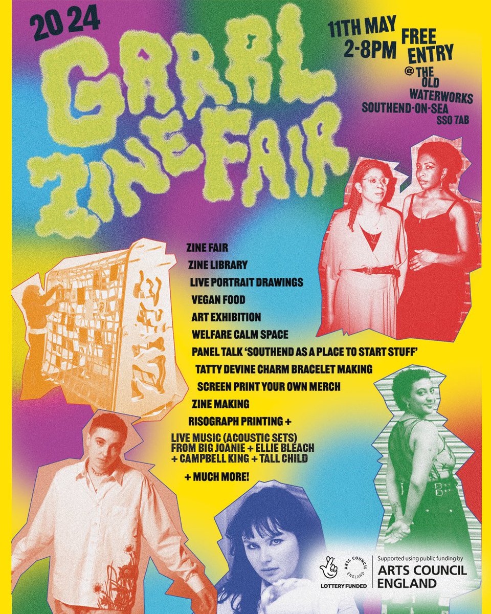 Really excited to be playing another stripped-back set for the amazing @grrrlzinefair in Southend-on-Sea! 🏖️🌊 Tickets >>> grrrlzinefair.com