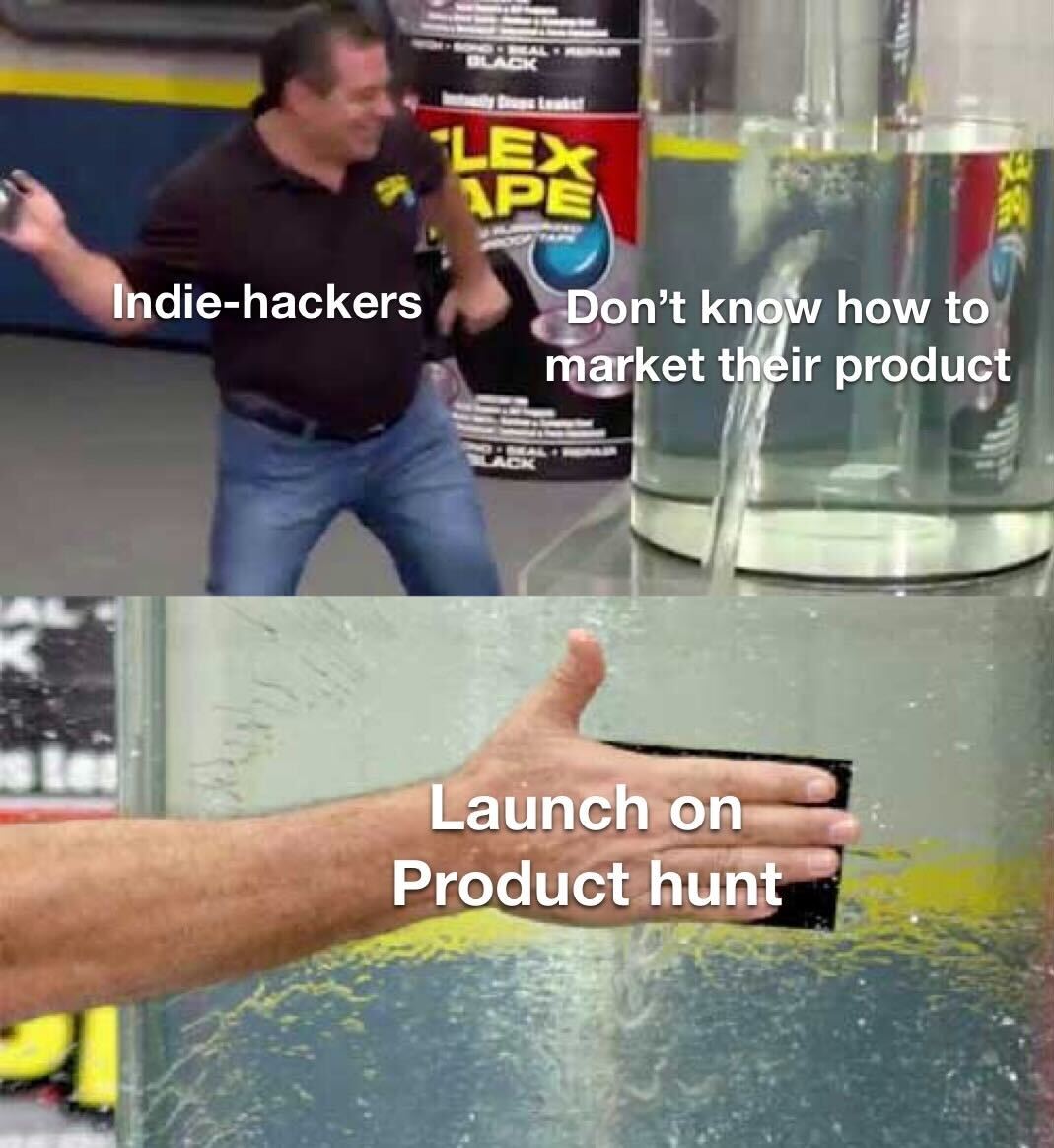 Launching on Product Hunt forces indie hackers to learn how to be marketers >>>