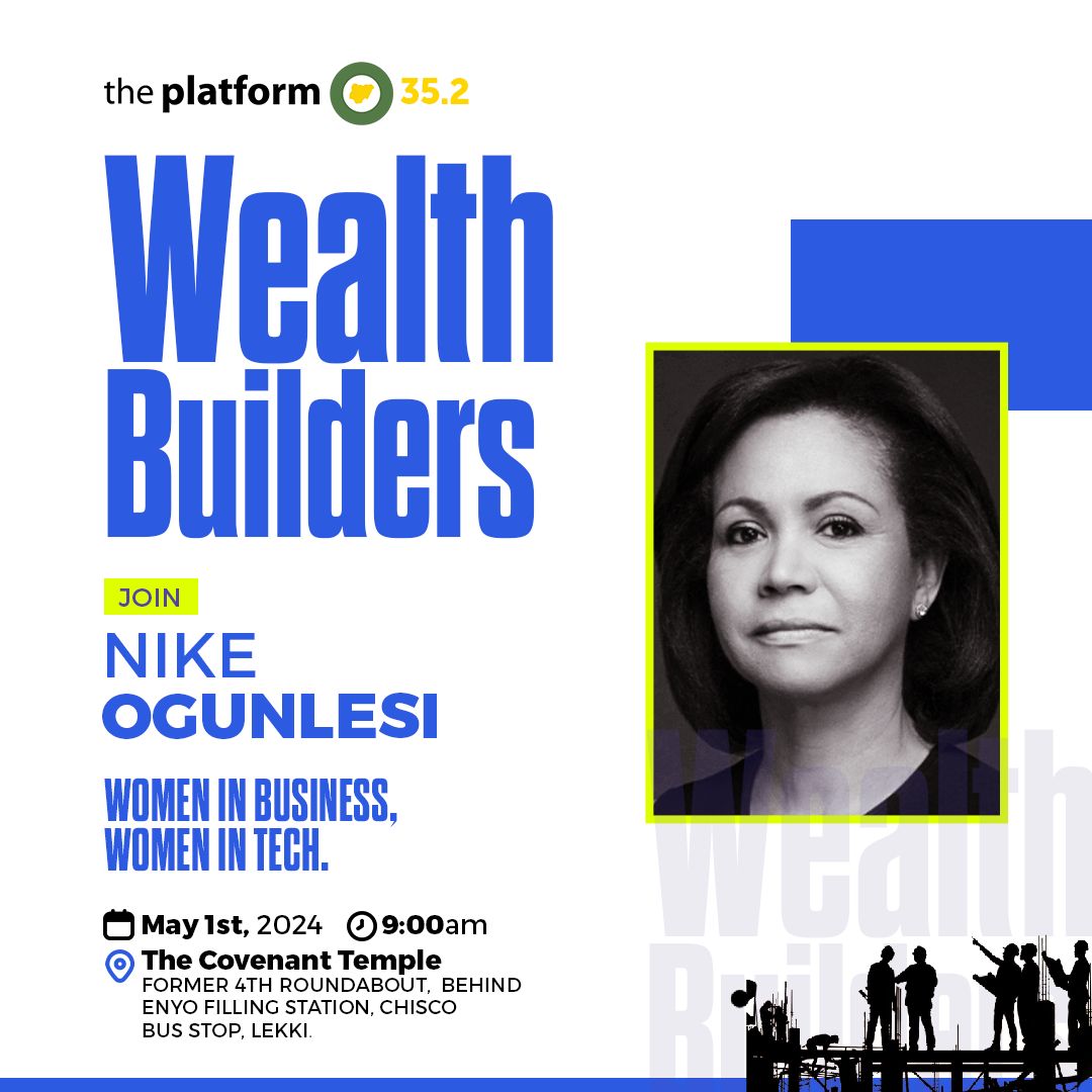 pastorpoju's tweet photo. The Registration portal for @theplatformng May edition on #WealthBuilders now opened.  Register now at  https://t.co/pBVAQ3nnBi 

You can attend the summit for Women in Business and Women in Tech at the Covenant Temple Lekki. 

The speakers are 🔥 https://t.co/Vr0MEkHVg1