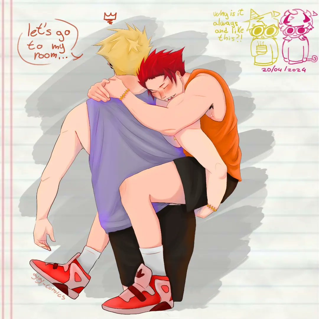 gigi_comics's tweet photo. Happy birthday Bakugo 🧡
#KRBKWeek24
#kiribaku #kirishimaeijirou #katsukibakugou #kirishima #bnhafanart #bakushima #bakugo #bakukiri #bnha #mhaships #mhafanart https://t.co/LdwlXFTlHF