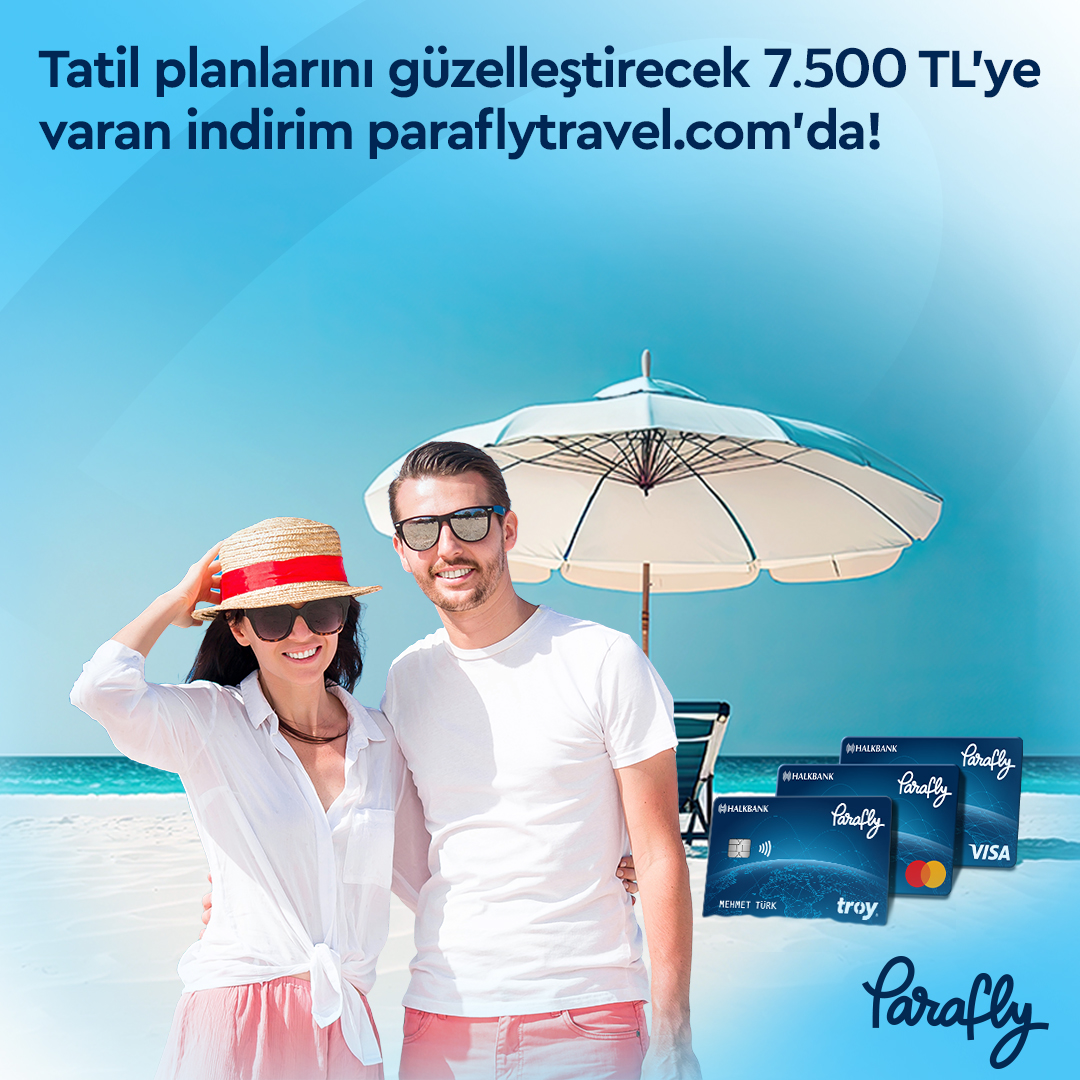 Tatil planları en güzel #ParafGüzelliklerDünyası'nda yapılır! 30 Nisan'a kadar paraflytravel.com'dan yapacağın ilk tatil harcamana 7.500 TL'ye varan indirim bizden sana hediye! Detaylar web sitemizde seni bekliyor.