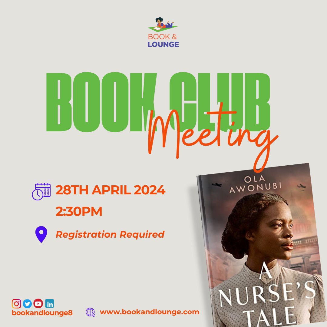 Join our book club meeting this month on the 28th of April 2024 at 2:30 pm. We are excited to be joined by the author @createandwrite Register here: bookclubs.com/clubs/21098/jo…