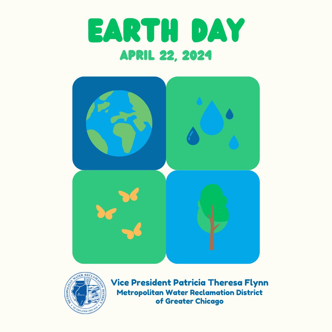 Happy #EarthDay! Today is a reminder to be conscious of our environment & do all we can to ensure a better future for all. You can help make a difference by taking advantage of MWRD's Restore the Canopy tree sapling program, Save the Monarchs program & more! Link in bio for info!
