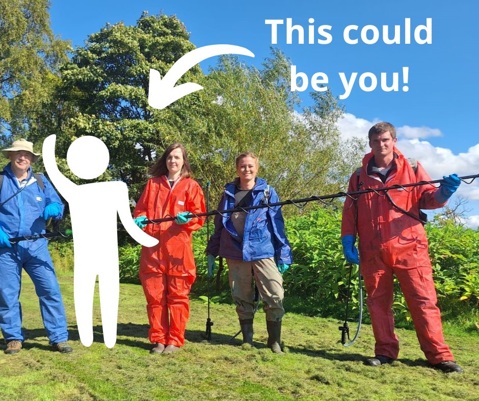 We are currently advertising for a Seasonal Project Officer to join the Speyside invasive species dream team - led by Karen. 😁 Applications are due on Wednesday at 1pm, so get your application in quick. Find out more here: riverspey.org/news/join-our-…