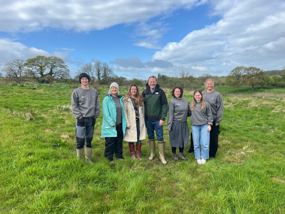 We were excited to recently go and see the @HealRewilding site in Somerset a year on from our first visit. Great to see nature and biodiversity rebounding and lots more to come. Thanks to @janstannard and all the Heal team for looking after us.