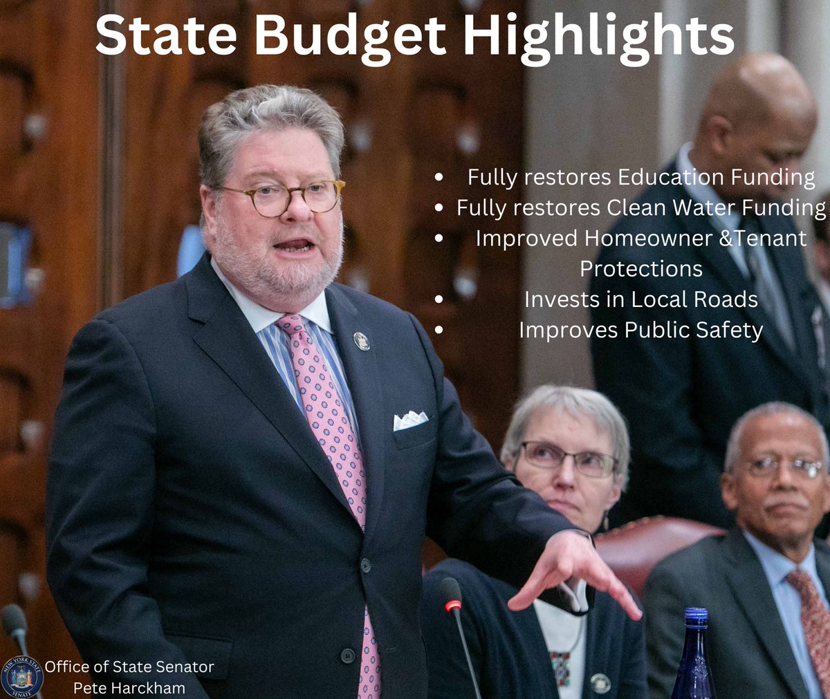 We passed the State Budget over the weekend.  This budget does the right thing and makes prudent investments for today and tomorrow.  Here are some of the highlights🧵