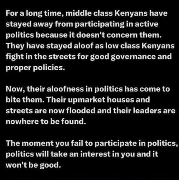 That public hospital you’re ignoring is where you’ll land when you get an accident or your cover is depleted and you can no longer afford cancer care in the private setting.
Kenyans have to wake up and demand for a functional tax funded public healthcare system!
#ImplementCBA2017…