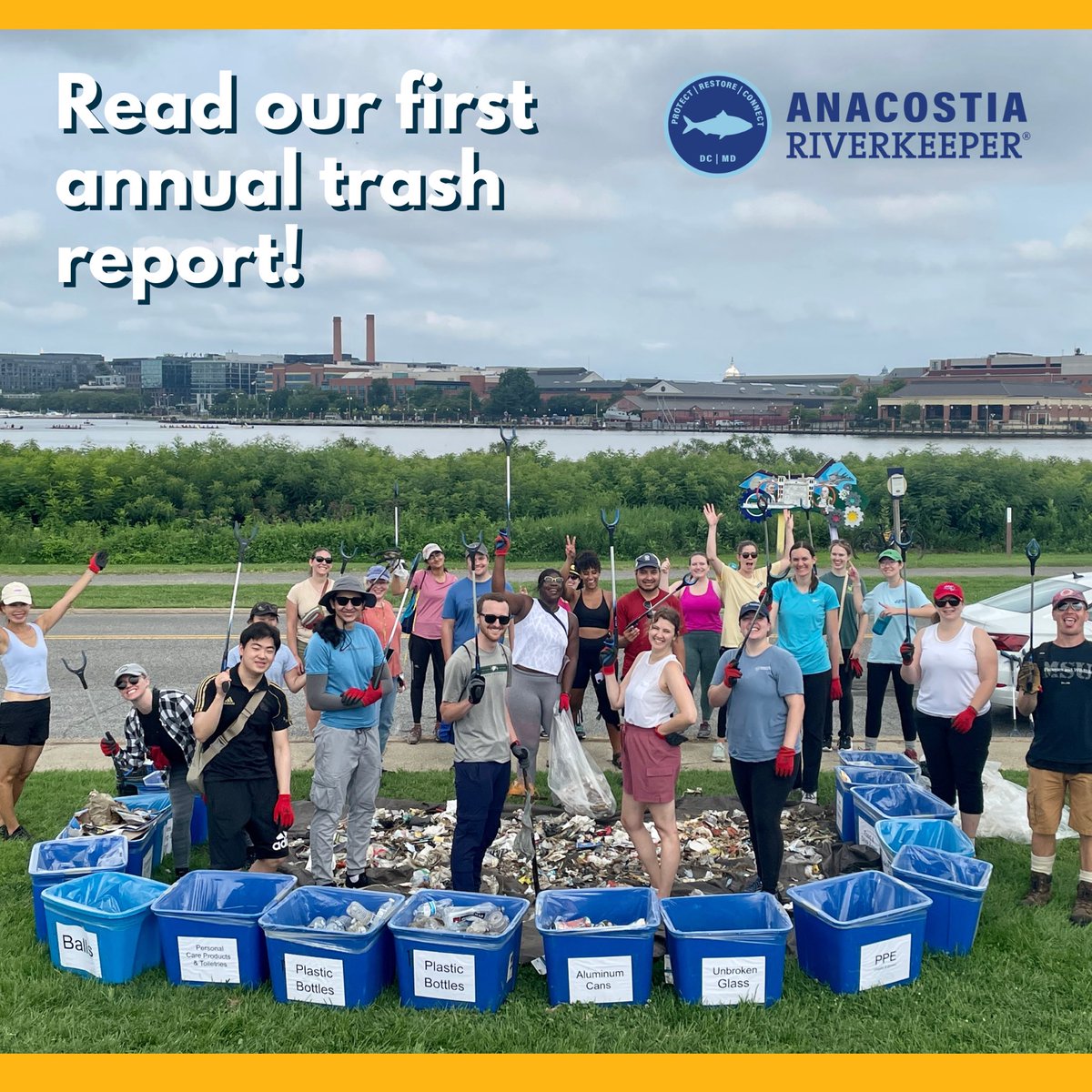 This Earth Day, we are pleased to release Anacostia Riverkeeper's first annual Trash Mitigation Report! Learn about trends in our data, the impact of policies, and how to get involved to achieve a #TrashFree Anacostia River for all. Read the report: anacostiariverkeeper.org/wp-content/upl…