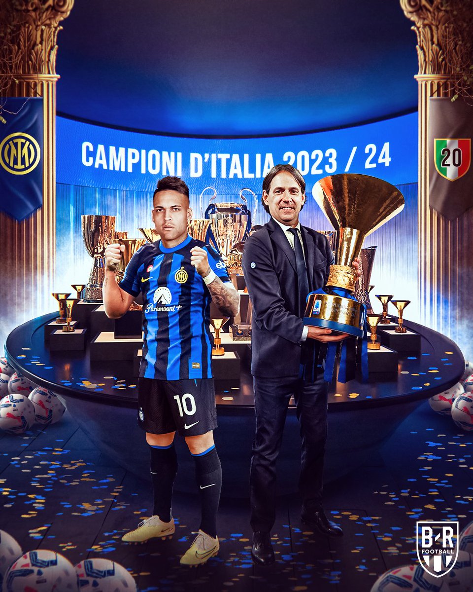 INTER ARE THE 2023-24 SERIE A CHAMPIONS 🏆