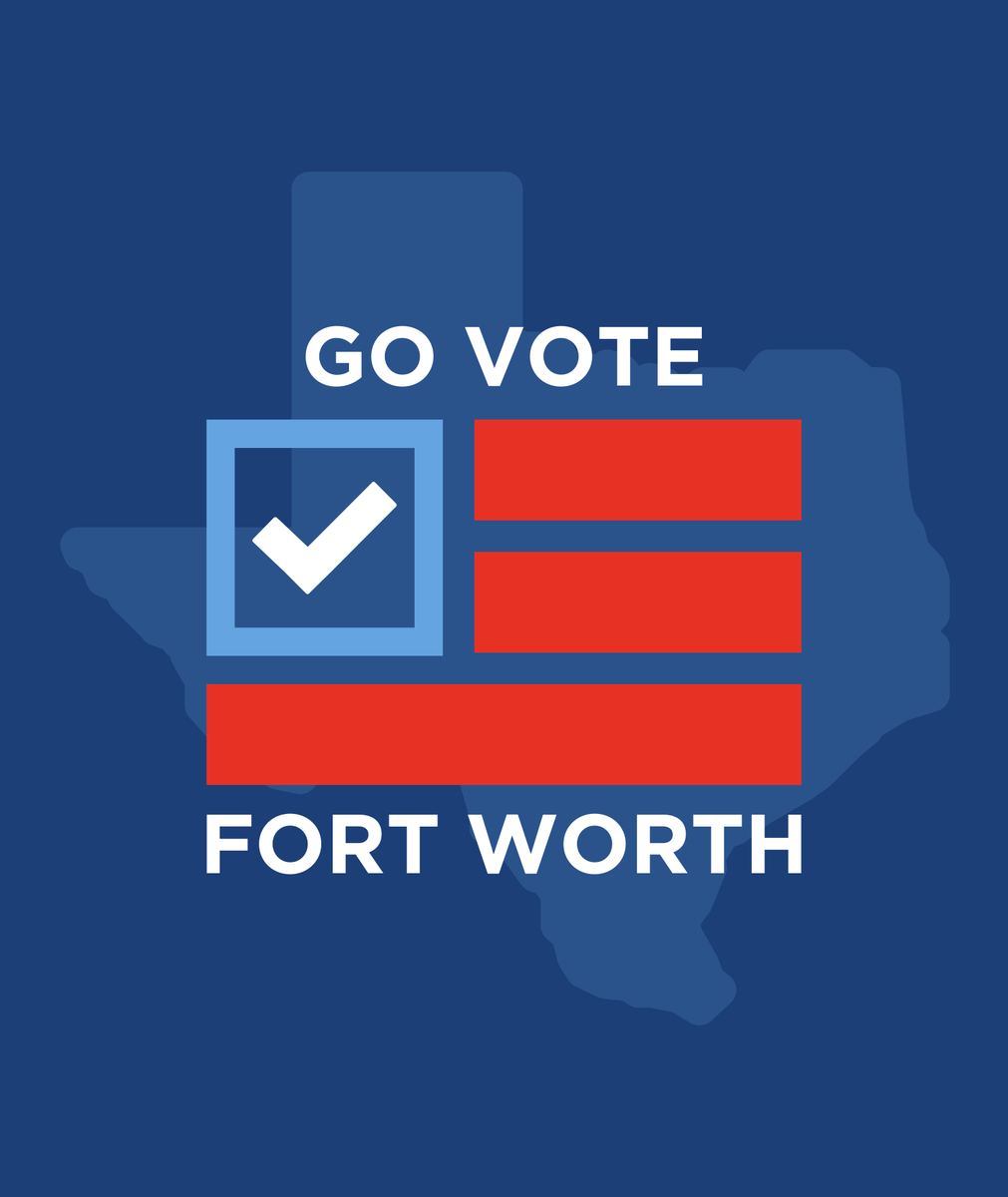 🚨 Early Voting Begins Today! 🚨 Fort Worth, it’s time to shape our future. Vote early from April 22-30! Check out the link for voting locations. Let’s make our voices heard! 🗳️ tarrantcountytx.gov/en/elections.h… #FortWorthVotes