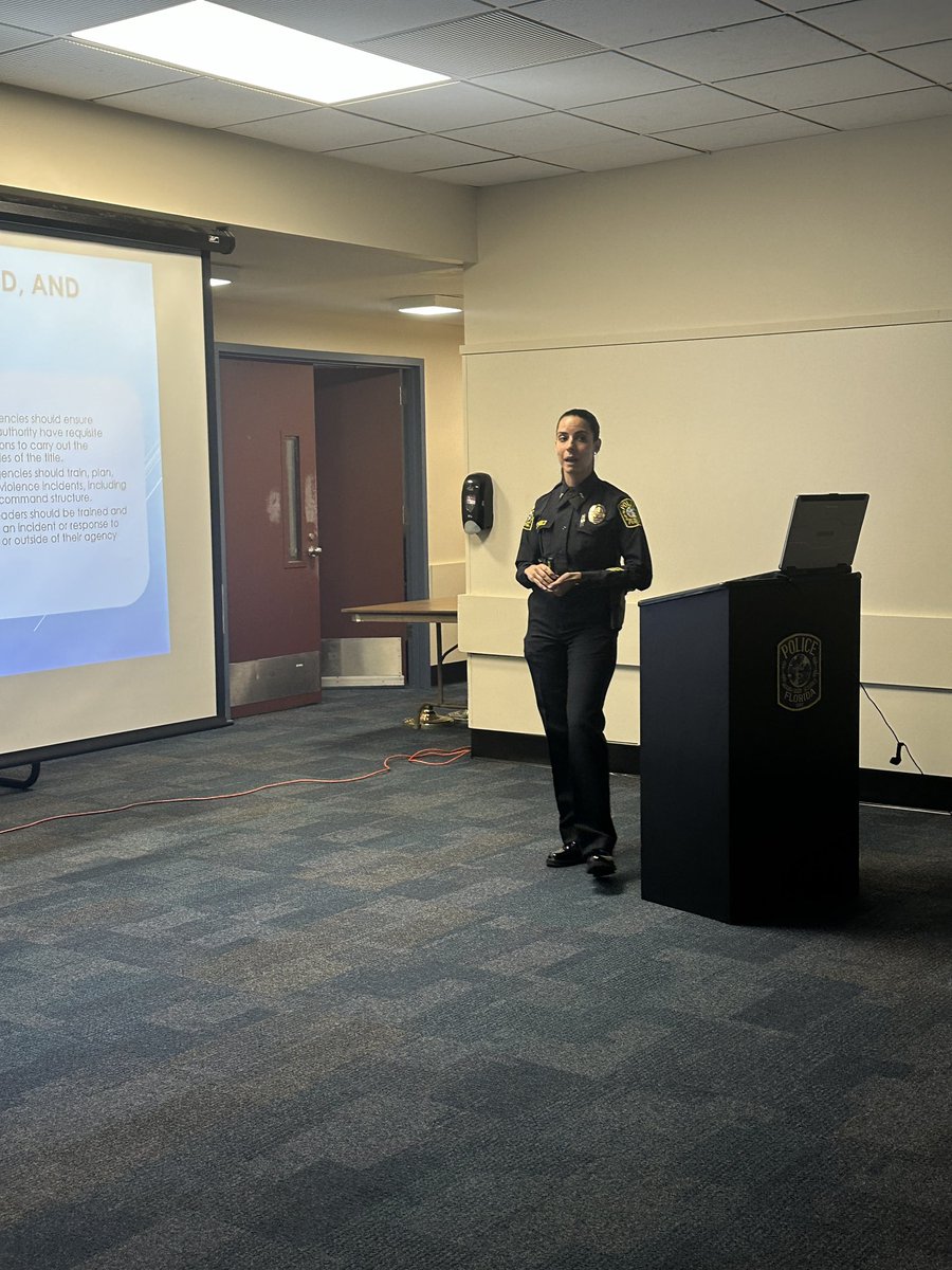 Today, we held the “Safety and Security Committee” meeting at our headquarters. District and community leaders met to discuss plans and protocols for active shooter situations. Thank you Lieutenant Macias for the informative presentation. #YourBestChoiceMDCPS #protectingourfuture