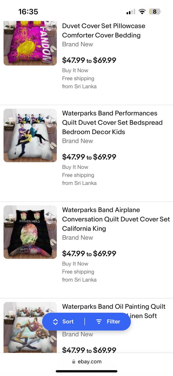 who wanna get freaky in the Waterparks Band Quilt Duvet Cover Set