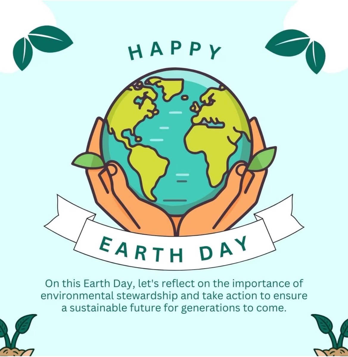 Happy Earth🌎 Day!! Today helps to highlight environmental issues and the work being done to protect the planet from pollution, deforestation and other threats. This years focus is on the threat plastics pose to the environment. #EarthDay2024 #GoGreen #GreenMatters