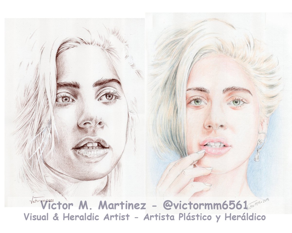 If The #Pop #Culture were #God, then, Lady Gaga would be its Prophet. I'm a Visual & Heraldic artist from Venezuela and I invite You to enjoy my art work. #Portrait #dibujo #drawing 28x22 cms. by Victor M. Martínez. #Art #LadyGaga #TheLulosShow #JustDance #ARTPOP #ArtForSale 💸