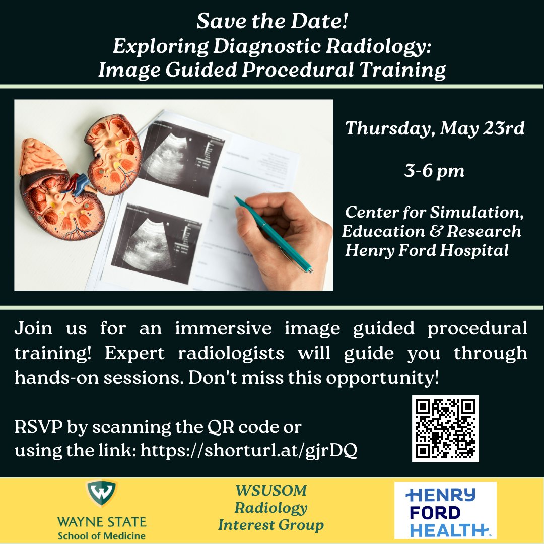 Medical students! If you're considering radiology, or interested in learning more, this is for you!