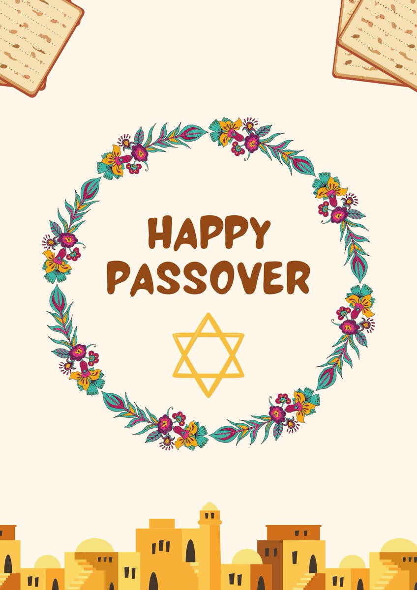 Chag Pesach Sameach! Wishing our Jewish friends and neighbors a meaningful #Passover!