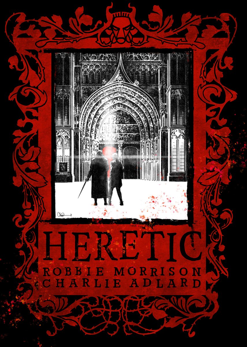 This October join @CharlieAdlard and award-winning crime novelist @robbiegmorrison for the upcoming OGN 'Heretic.' Set in 16th century Belgium, this thrilling tale of murder, magic, and madness promises a gripping historical fiction experience. imagecomics.com/press-releases…