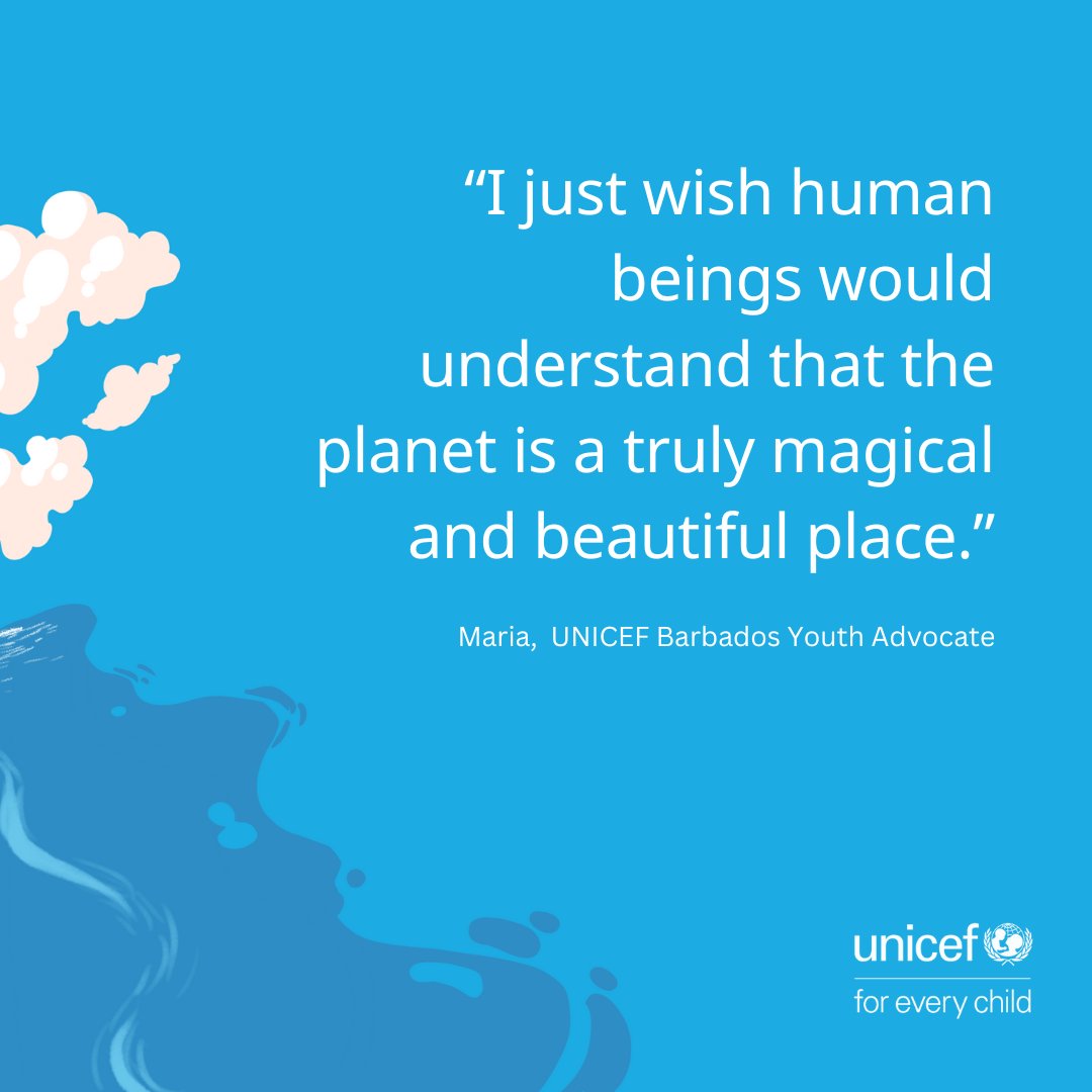 Happy #EarthDay! 🌍🌱 For Maria, a @UNICEFECA Youth Advocate, the planet is perfect - it’s us humans who need to change to preserve it. This #EarthDay, take a moment to learn from her: voicesofyouth.org/blog/we-only-h…